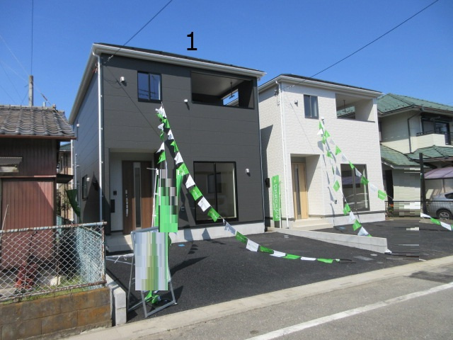 【仲介手数料無料】新築戸建　熊谷市赤城町1-161（全2棟）の外観