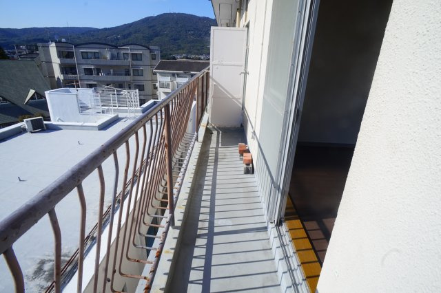 サニーハイツのバルコニー