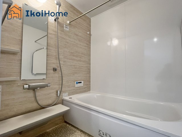 神戸市西区竜が岡2丁目全2棟2号地　新築戸建　の浴室|【ホームページに現地動画掲載中】●年中無休：当日予約可●浴室暖房乾燥機が付いています。