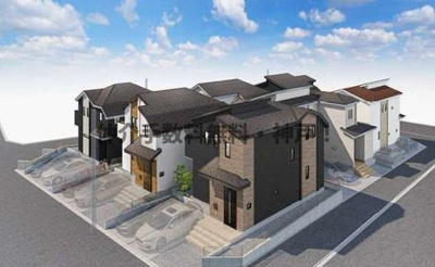 【外観】 | 神戸市須磨区車　新築戸建I-1号棟　仲介手数料無料！ | 須磨区車　新築　仲介手数料無料！