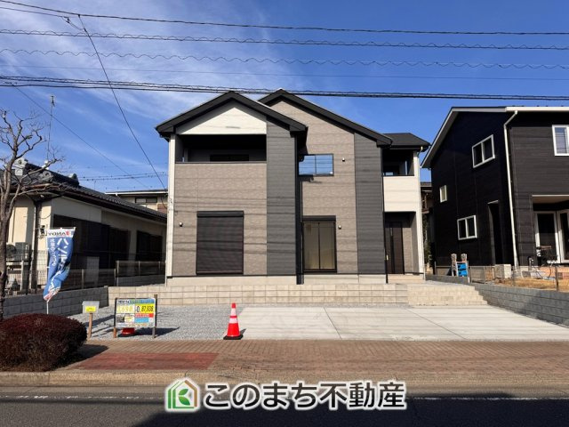 リガーレ宇都宮市さつき6期　1号棟の外観|本日ご内覧できます(*^^*)
お電話でのお問合せが非常にスムーズです！
現地直接集合のお待ち合わせも大丈夫です！
お気軽にお問合せ下さい(^^)/