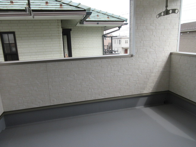 【仲介手数料無料】新築戸建　熊谷市赤城町1-161（全2棟）のバルコニー
