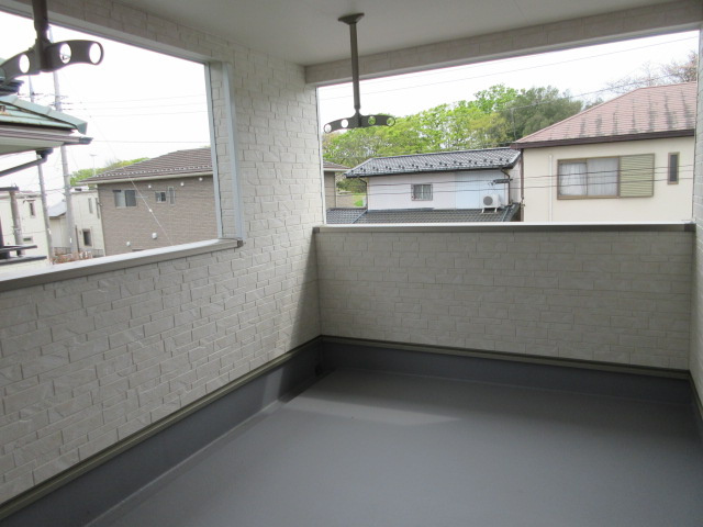 【仲介手数料無料】新築戸建　熊谷市赤城町1-161（全2棟）のバルコニー
