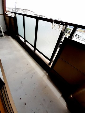 ドミール加佐のバルコニー