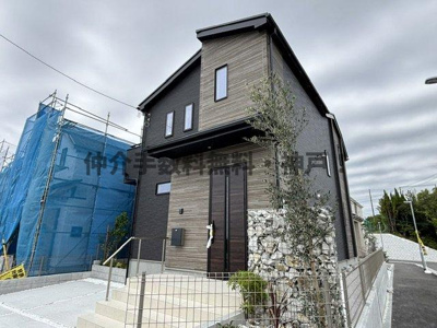 【外観】 | 神戸市須磨区車　新築戸建I-3号棟　仲介手数料無料！ | 須磨区車　新築　仲介手数料無料！