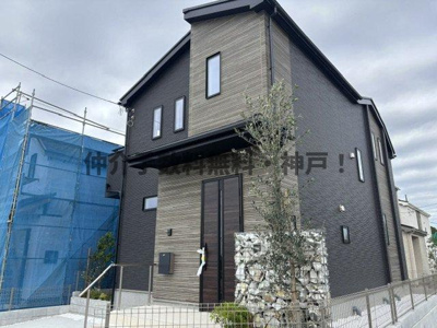 【外観】 | 神戸市須磨区車　新築戸建I-3号棟　仲介手数料無料！ | 須磨区車　新築　仲介手数料無料！
