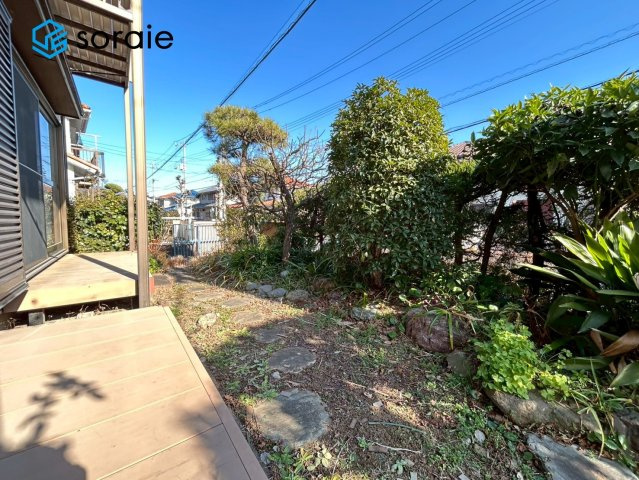 所沢市松が丘2丁目　中古戸建の庭|1月16日撮影