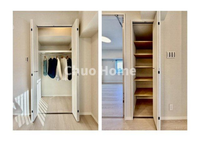 【収納】 | ニックハイム渋江公園 | 居室にはクローゼットを完備し、自由度の高い家具の配置が叶うシンプルな空間です。お子様の成長と必要になる子供部屋を与えるにはぴったりの間取りですね。