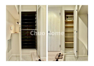 【玄関】 | ニックハイム渋江公園 | 【玄関】玄関を入ると両サイドに大型のシューズクローゼットを設置しておりますのでいつでもスッキリりとした空間を保てます。玄関周りを清潔に使うのはとても大事なことですよね。