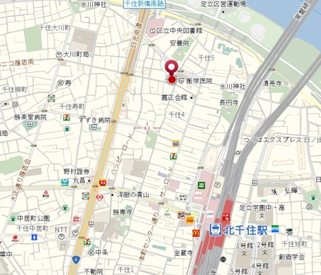 グランハイム吉沢の地図|★案内図★
