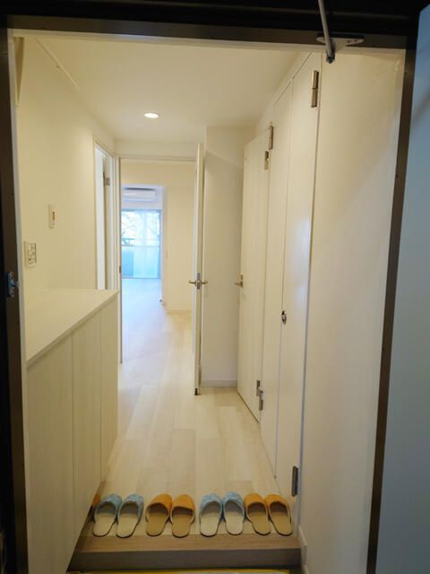 ライオンズマンション白山の玄関