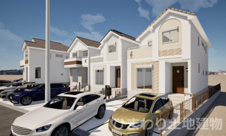 【外観】 | 厚木市金田  5号棟 4期 | イメージパース（完成時に現況と異なる場合は現況優先となります）