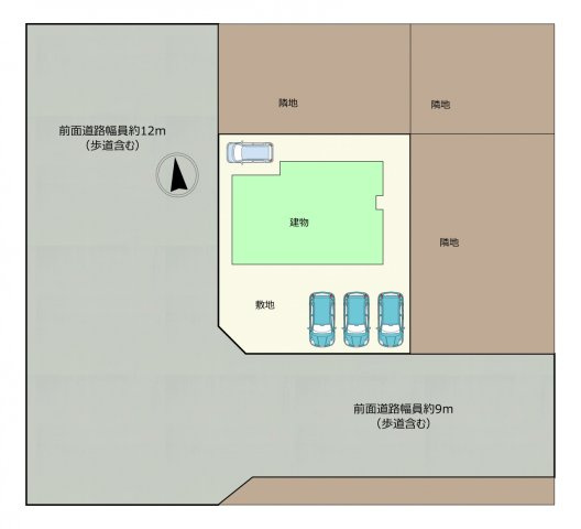 リフォーム済中古戸建　本巣市文殊　昭和59年築の区画図