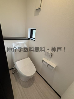 【トイレ】 | 神戸市須磨区北須磨タウン　新築戸建I-4号棟　仲介手数料無料！ | トイレです