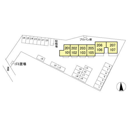 エルハーベンの区画図