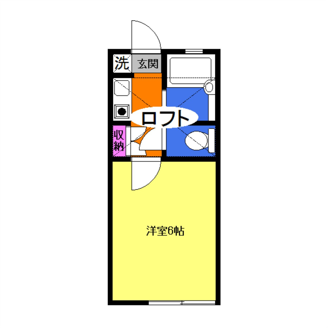 グレイスKの間取り|間取りは現況優先
