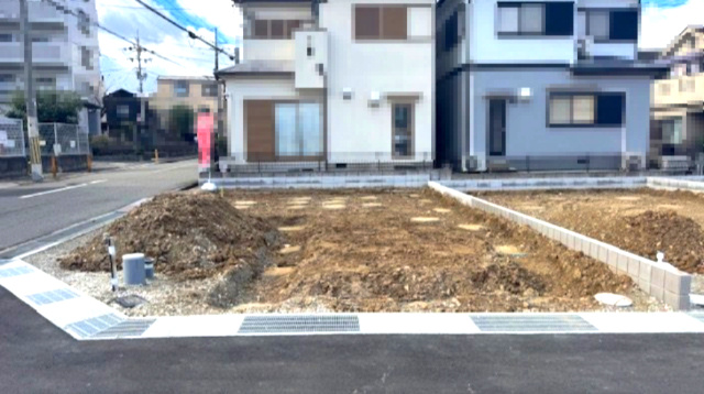 【外観】 | Livele Garden.S堺市東区大美野6期　1号棟 | 1号棟は採光・通風・開放感に恵まれた東南角地！（2025年12月26日撮影）