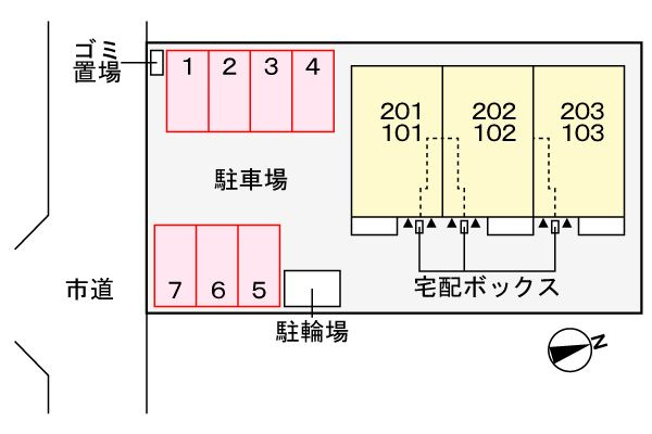 こいなの駐車場