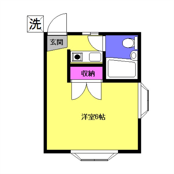 シャルム妻田の間取り|間取りは現況優先