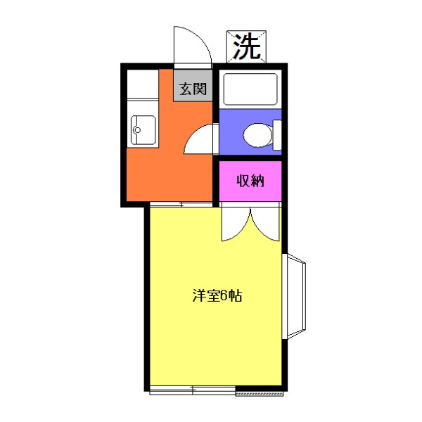 第3光丸荘の間取り|間取りは現況優先