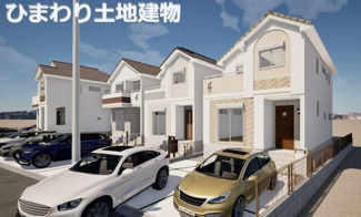【外観】 | 厚木市金田  7号棟 4期 | イメージパース（完成時に現況と異なる場合は現況優先となります）
