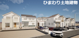 【外観】 | 厚木市金田  7号棟 4期 | イメージパース（完成時に現況と異なる場合は現況優先となります）