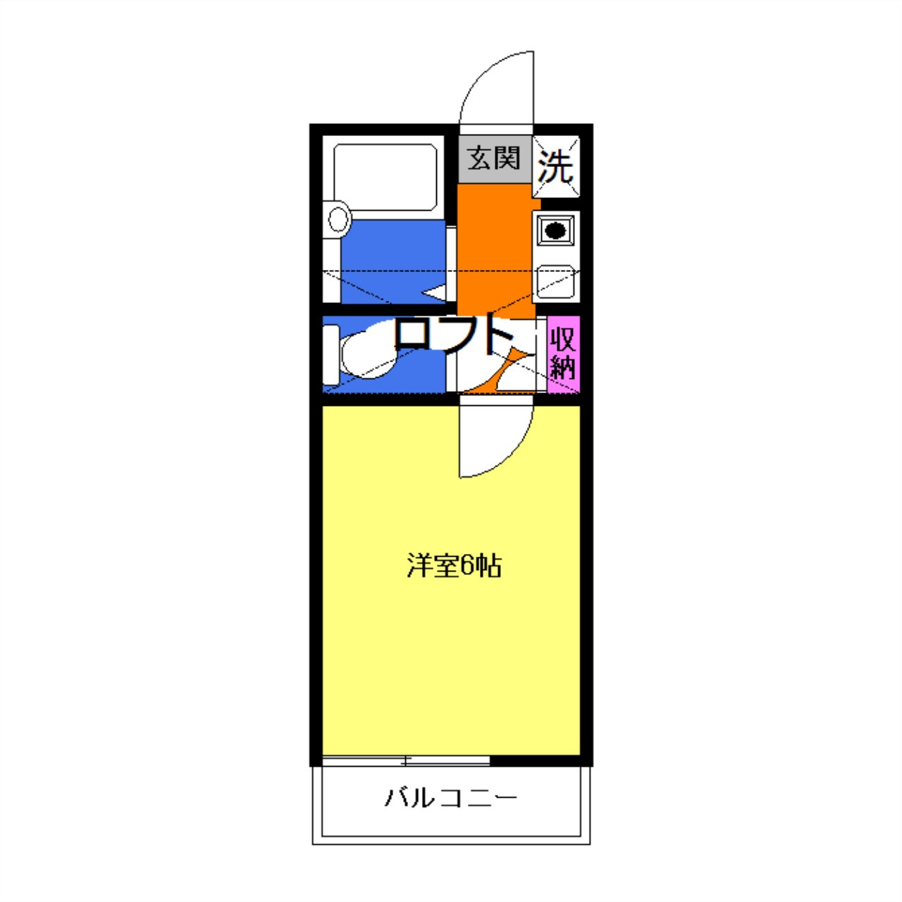 パークヒルアダチの間取り|間取りは現況優先