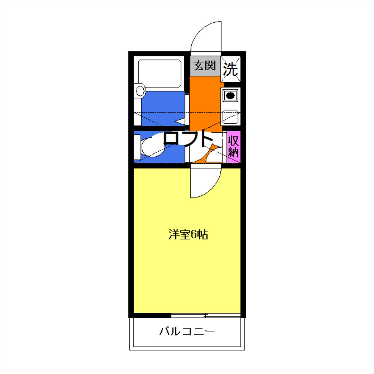 パークヒルアダチの間取り|間取りは現況優先