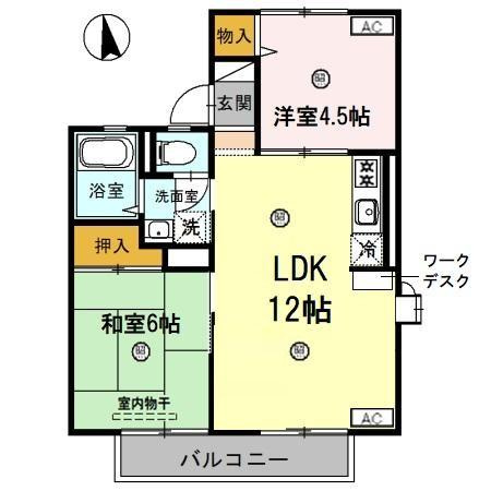 【間取り】 | グリーンタウンⅠ