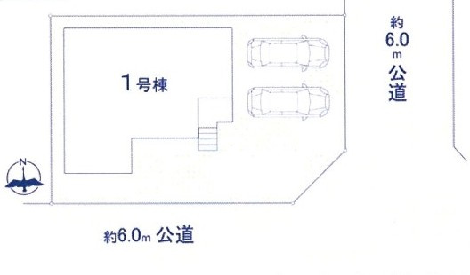 牛久市南　18期　新築戸建の区画図|区画図です♪