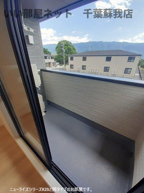 星久喜町アパート（０２８５３７７０１）のバルコニー