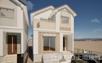 【外観】 | 厚木市金田  7号棟 4期 | イメージパース（完成時に現況と異なる場合は現況優先となります）