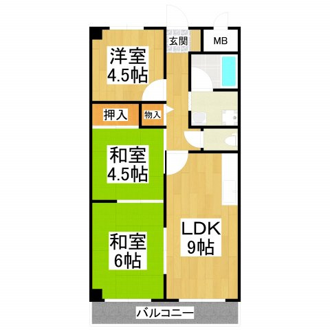 【間取り】 | ヤマダマンション