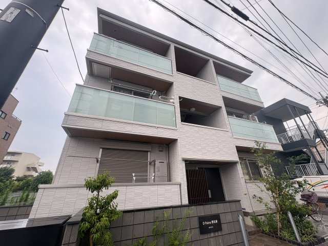 川崎市多摩区菅北浦１丁目のアパートの外観パース