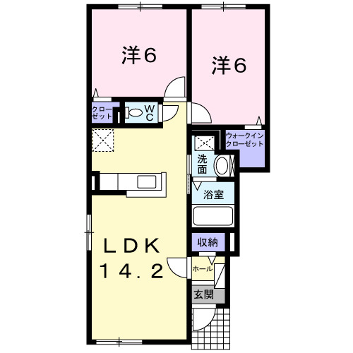 セレーノイルミオ末永の間取り
