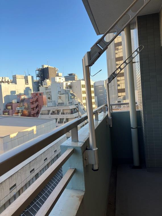 アーバンクリスタル九段下のバルコニー