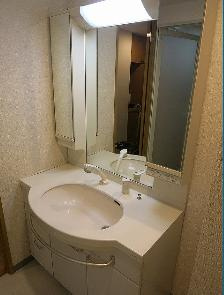 オーパスホームズ白山（旧ＨＦ白山レジデンス）の洗面所