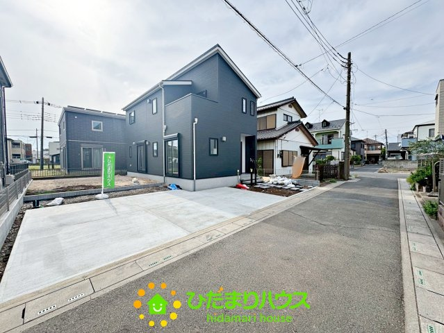 宮代町道佛1丁目　新築一戸建ての前面道路含む現地写真|2026/04/24　撮影