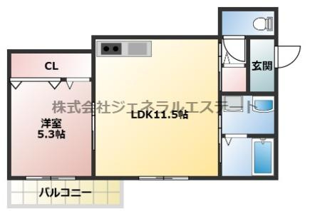 【間取り】 | GMビルズ対馬江