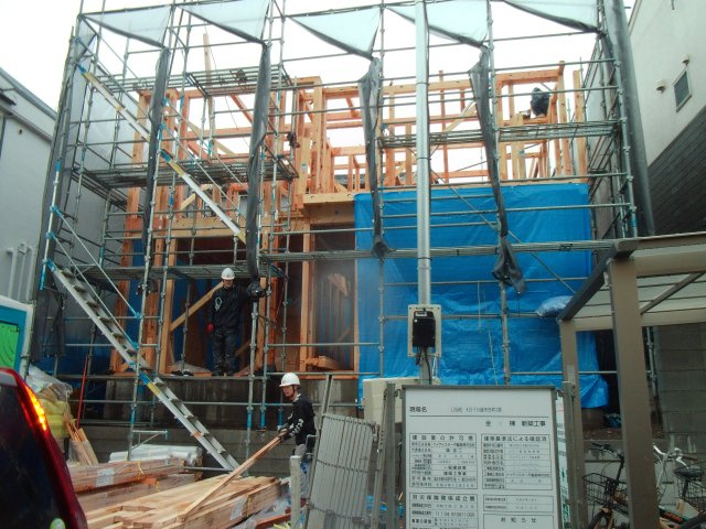 川越市田町　4LDK+カースペース付き　新築戸建の外観