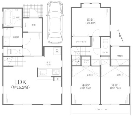 【間取り】 | 茅ヶ崎市菱沼1丁目戸建②