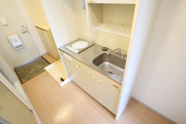 ジョイフル東生駒Ａ棟のキッチン