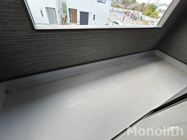 貝塚市澤戸建賃貸のバルコニー