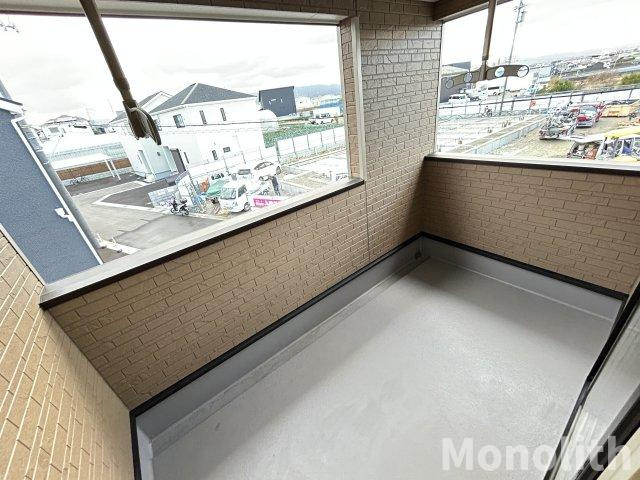 貝塚市澤戸建賃貸のバルコニー
