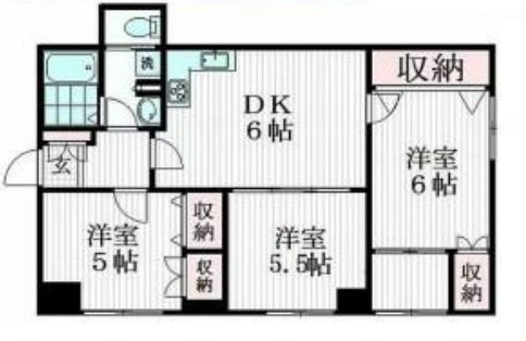 【間取り】 | 第二サンハイツ泉町 | バルコニーがありませんが、角部屋なので陽当たり・通風良好です！