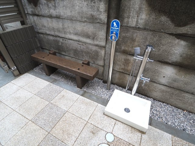 【設備】 | エアタワーKOMAE | ペットの足洗い場があります！