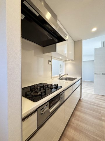 【キッチン】 | クレストコート文京湯島 | カップボード・収納あり