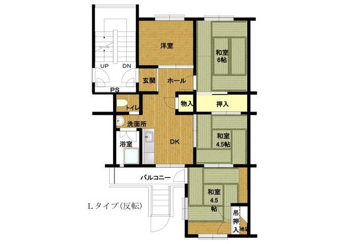 伊川谷（３） 3号棟の間取り