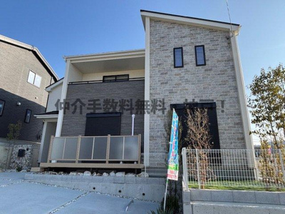 【外観】 | 神戸市須磨区車　新築戸建B-12号棟　仲介手数料無料！ | 外観もきれいです
