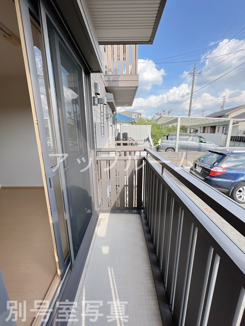 セントラルコート関田のバルコニー